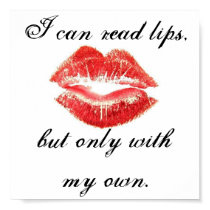 lip reader posters