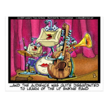 Lip Sinking Band Funny Tees Mugs & Other Gifts Postcards