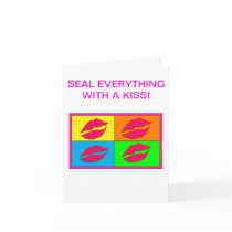 Lip Smack Note Cards