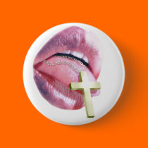 LIPS and CROSS on CHAIN buttons