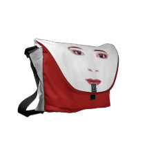 Lips and Eyes Messenger Bags