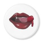 lips blood teeth shine magnets