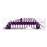 Lips Bumper Sticker bumper stickers