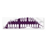 Lips Bumper Sticker bumper stickers