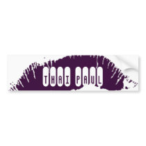 Lips Bumper Sticker bumper stickers by samingo Lips Bumper Sticker bumper stickers