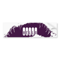 Lips Bumper Sticker bumper stickers
