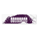 Lips Bumper Sticker bumper stickers by LelaAnderson Lips Bumper Sticker bumper stickers