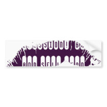 Lips Bumper Sticker bumper stickers