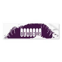 Lips Bumper Sticker