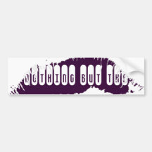 Lips Bumper Sticker