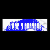 Lips Bumper Sticker - Customized bumper stickers