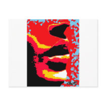 LIPS BY AES POSTCARD