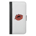 Lips Design iPhone wallet case