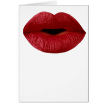 LIPS GREETING CARD