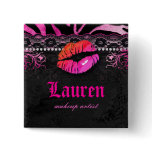 Lips Lace n Diamonds Zebra Makeup Artist Pink Org