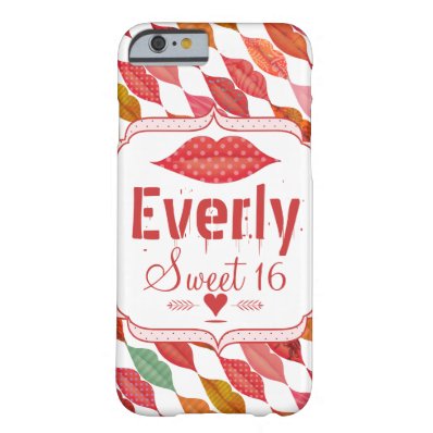 Lips Mrs. Hipster Vintage Retro Bride Barely There iPhone 6 Case