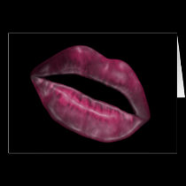 Lips Service Card cards