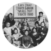 Lips That Touch Liquor Shall Not Touch Ours Stickers
