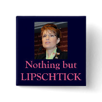 "Lipschtick" Dark Button by ObamaRama "Lipschtick" Dark Button