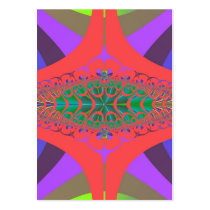 Lipstick Centipede Fractal Business Cards
