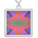 Lipstick Centipede Fractal Necklace