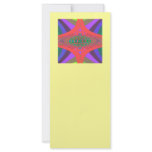 Lipstick Centipede Fractal Full Color Rack Card