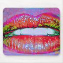 LIPSTICK Chic Mousepad by OLANartist LIPSTICK Chic Mousepad