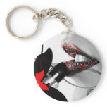 Lipstick Diva Keychain