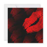 Lipstick Kiss Invitation