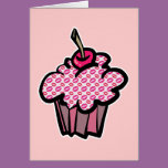 lipstick kisses cupcake