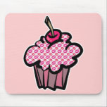lipstick kisses cupcake
