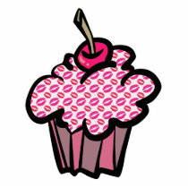 lipstick kisses cupcake photo sculptures by cupcakewear lipstick kisses cupcake photo sculptures