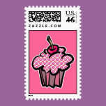 lipstick kisses cupcake