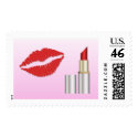 Lipstick Kisses Postage Stamps