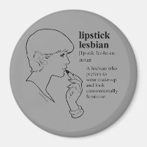 LIPSTICK LESBIAN magnets