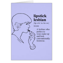 LIPSTICK LESBIAN cards