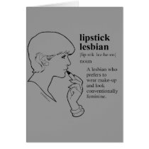 LIPSTICK LESBIAN cards