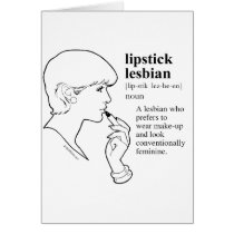 LIPSTICK LESBIAN cards