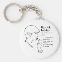 LIPSTICK LESBIAN keychains