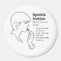 LIPSTICK LESBIAN magnets
