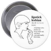 LIPSTICK LESBIAN buttons