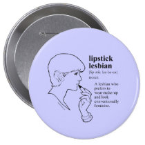 LIPSTICK LESBIAN buttons