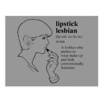 LIPSTICK LESBIAN postcards