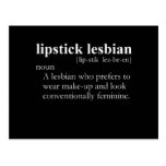 LIPSTICK LESBIAN POST CARD
