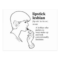 LIPSTICK LESBIAN postcards