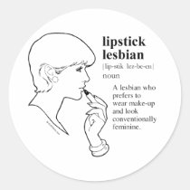 LIPSTICK LESBIAN stickers