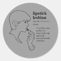 LIPSTICK LESBIAN stickers