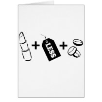 Lipstick Lesbian T-shirt cards by gay_pride Lipstick Lesbian T-shirt cards