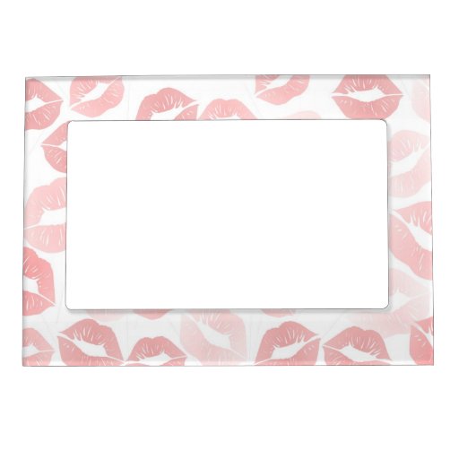 Lipstick Lips Picture Frame Zazzle