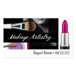 "Lipstick" Makeup Artist Promotional Marketing Business Cards